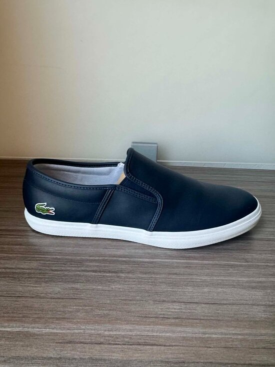 Lacoste Men\'s Tatalya Slip On Loafers size 12 in Navy Leather main image 6